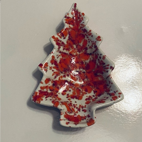 MCM Ceramic Christmas Tree Candy, Nut, Trinket Dish - Picture 1 of 3
